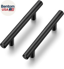 10 Pack |5” Cabinet Pulls Matte Black Stainless Steel Kitchen Cupboard Handles