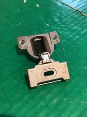 Single (1) Blum COMPACT 110° Hinge 30.310-11.02 Nickel w/130.213-01.23 Plate