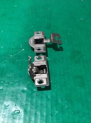Lot of 2 MEPLA Hinge 698.256.53.00 Nickel w/510.356.00.32 Mounting Plate