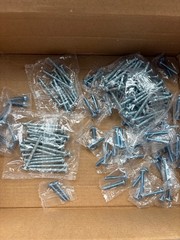 Lot of 36 Satin Nickel Cabinet Drawer Pull Handles 3-3/4″ Centers w/Screws