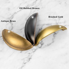 BEROSSA 10 Pack 3 Inch Oil Rubbed 3 In Hole Distance, Bronze