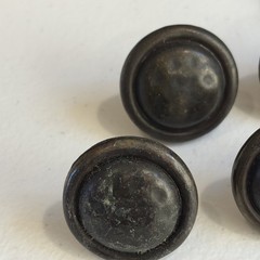 Lot of 8 Hickory Hardware 1-3/8 Inch Mushroom Cabinet Knobs *READ*