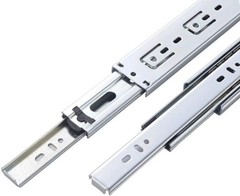 Full Extension Drawer Slides 14 Inch 1 Pairs Side Mount Metal Ball Bearing Drawe