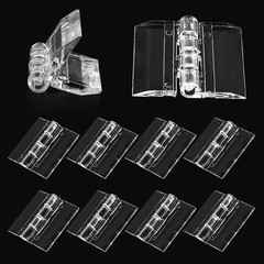 Clear Acrylic Hinges for Plexiglass, 25mm x 35mm, 10pcs | Clear Plastic Trans…