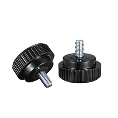 5Pcs M8x15mm Male Thread Knurled Clamping Knobs Grip Thumb Screw on Type