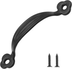 12 Pcs Barn Door Handles Rustic Gate Handle 2.6 Inch Hole to Hole Metal Gate Pul