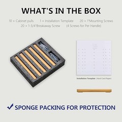 10 Pack 6 Inch Length|5 5 inch Hole Center(128mm) Champagne Bronze 10 PACK