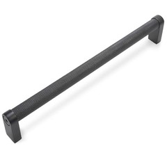 10 Pack 7-1/2 Inch Matte Black Kitchen Cabinet Handles Knurled Cabinet Pulls