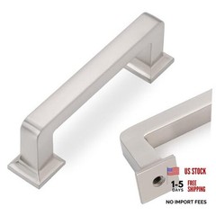 Pack 3 Inch(76mm) Cabinet Handles 3″ Hole Center（76MM） 10 Brushed Satin Nickel