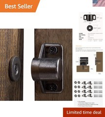 8 Pack Magnetic Cabinet Door Catch, Black Tone Gun Metal | Neodymium Magnet C…