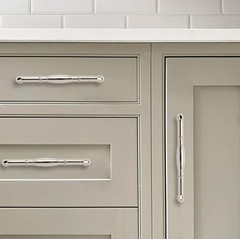 10 Pack 5 Inch 128mm Polished Nickel Cabinet Pulls For Cabinets Drawer Cupboard