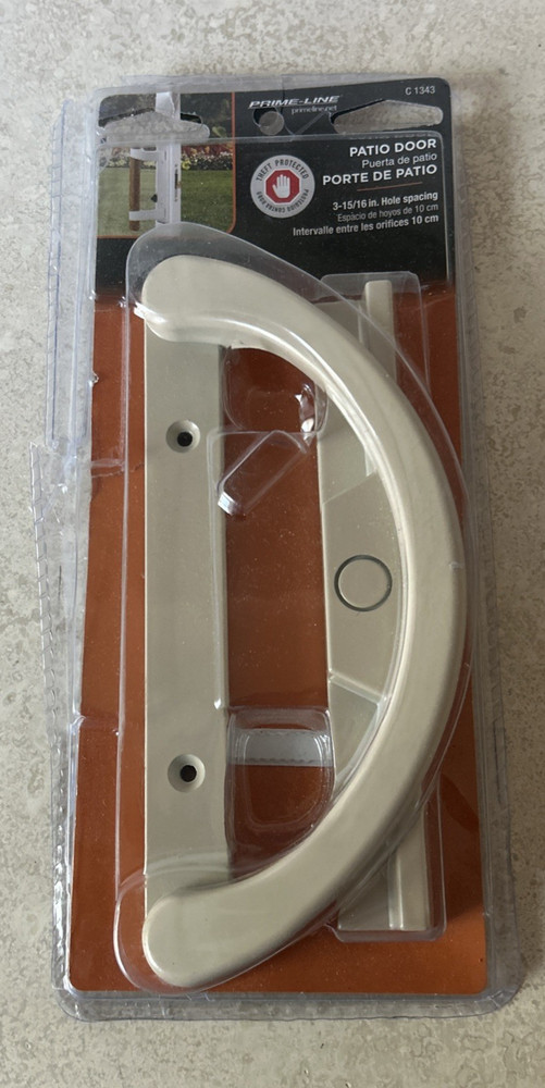 Prime-Line C 1343Patio Door Handle 3 15/16 in Hole Spacing- FOR PARTS