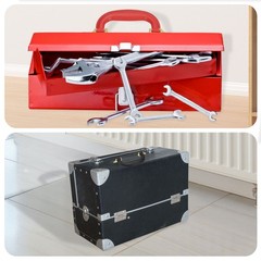 155mm Luggage Handles Pull Handle Suitcase Case Replacement Handles Black