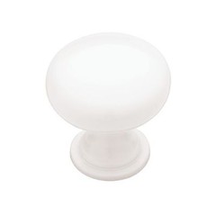 Knob Pull Handles Kitchen Cabinet Hardware White Metal