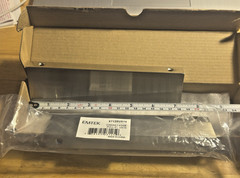 Bundle of 2 Emtek 87120US15 Edge-7” 1/4 Finger Cabinet Pulls – 2 packs