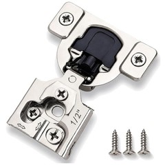 50 Pack Soft Close Cabinet Hinges – Stainless Steel
