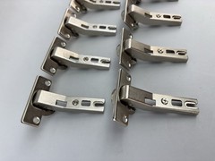Hettich 10 X 45 Degree Nickel Overlay Cabinet Hinge Euro Style Germany