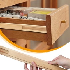 1 Pack Wooden Drawer Slides Bottom Mount – 16 Inch Classic Center Guide