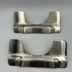 Handmade (2) Stainless Steel 7” x 3-1/4” XL Cabinet Handles Drawer Pulls