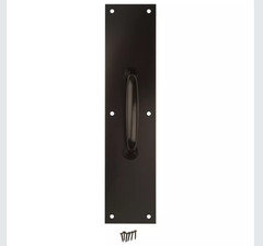 Pull Plate 3-1/2 By 15 Inch Oil Rubbed Bronze Anodized Aluminum G837-500