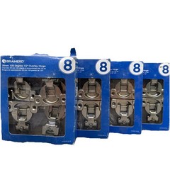 4 Packs 8 In Each Pack 1/2-in Overlay 105-Degree Concealed Cabinet Hinge 32piece