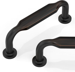 10 Pack Oil Rubbed Bronze Cabinet Pulls 3 Inch(76mm) Kitchen Cabinet Handles Cab