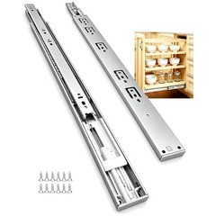 Soft Close Drawer Slides 22″ 10 Pair – Full Extension Glides