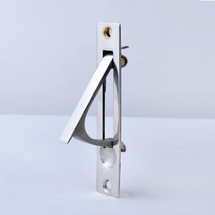 Pocket Door Handle Stainless Steel 304 Edge Pull Flush Sliding Chrome 1 PCS