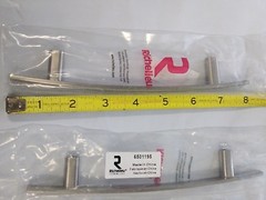 (8)~ 5 in. on center Brushed Nickel Contemporary Pull Handles 6501195