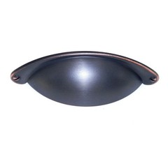 Amerock Essential’Z Oil Rubbed Bronze 2 1/2″ Ctr. Drawer Cup Pull BP9365ORB