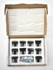 Lot of 10 Askano Round Shank Square Kitchen Cabinet Knobs Oil Rubbed Bronze