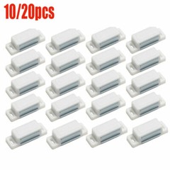 Lot 10 20 Magnetic Door Catches Cupboard Wardrobe Kitchen Cabinet Latch Catch