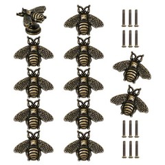 JruiZhp Vintage Animal Cabinet Knobs, 12 Pcs Metal Pull Handles for Dresser