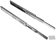 Set of 10 Soft-Close Ball Bearing Drawer Slides Full Extension 12″-24″ 100lb