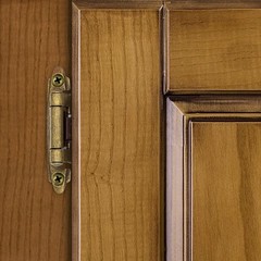 Donanim 3/8 Inset Antique Brass Cabinet Door Hinges 20 Pack 10 Pairs Self