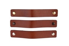 Th Leather Furniture Handles Cognac 4pcs 16.5 X 2.5cm Furniture Handle Door Hand