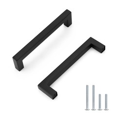 Probrico 20 Pack Hole Centers 5inch Square Center: 128mm(5inch), Black