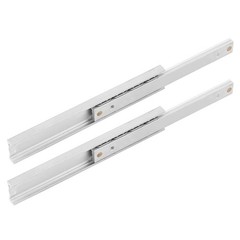 NEW 2pcs/ Set Mini Aluminum Alloy Durable Smooth Slideway For Drawer