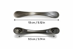35 PACK-Antique Pewter Cabinet Pull Handle 5.12in Drawer Door Hardware