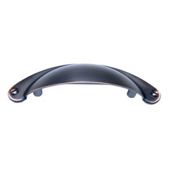 Amerock Essential’Z Oil Rubbed Bronze 2 1/2″ Ctr. Drawer Cup Pull BP9365-ORB