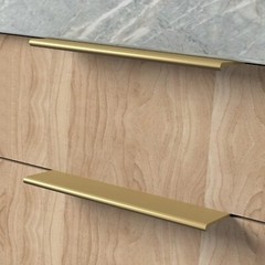 Peaha 25 Pack Kitchen Cabinet Hanles 3 Inch Hole Center Matte Gold Pulls