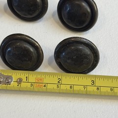 Lot of 8 Hickory Hardware 1-3/8 Inch Mushroom Cabinet Knobs *READ*