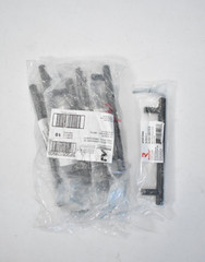 Lot of 10 Richelieu Hardware Contemporary Metal Pulls Matte Black BP886496900
