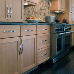 Euro-Contemporary 18 In. Center-To-Center Satin-Nickel Appliance Pull