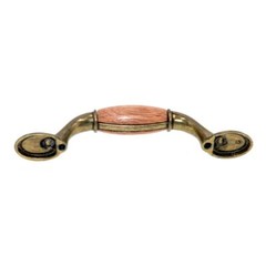 Amerock 245OLB Light Brass Oak Wood 3″cc Cabinet Arch Pull Allison