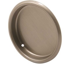 5/16 in. Depth x 2-1/8 in. O.D. Stamped Steel, Satin Nickel Finish Mortise Close