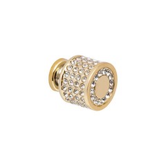 8* Gold Cabinet Knobs Shiny Cabinet Knob Round Furniture Handles Cabinet Mounted