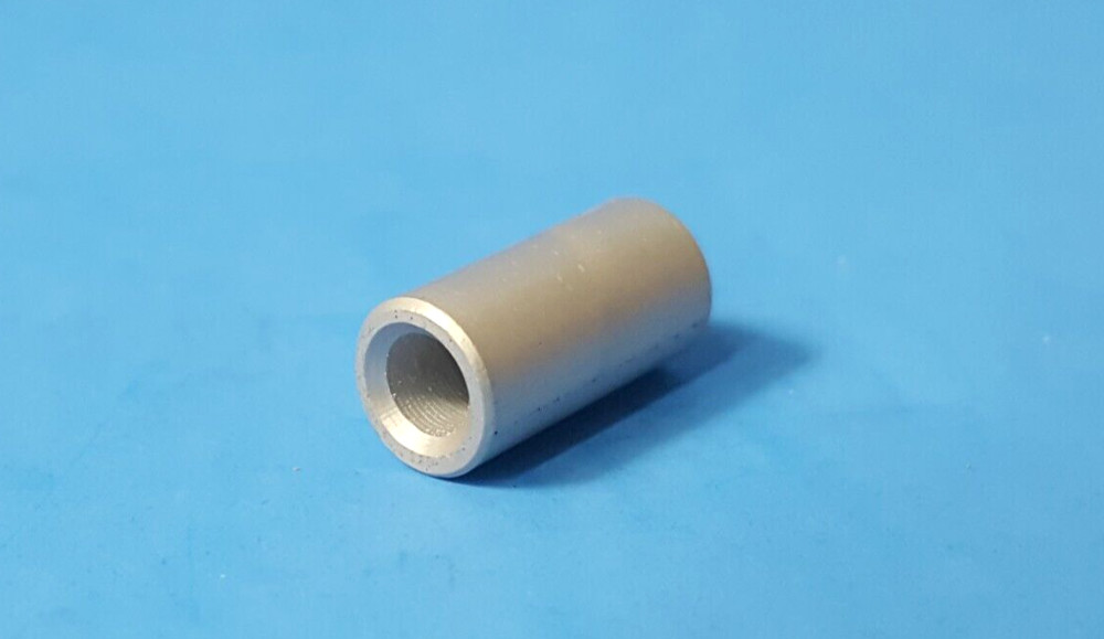 (100 pcs) Spacer Cylinder, 0.14″ID, 0.25″OD, 0.5″ Length, Aluminum