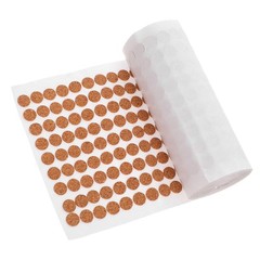 Reusable Cork Cabinet Door Stoppers Anti Slip Pads Light Brown