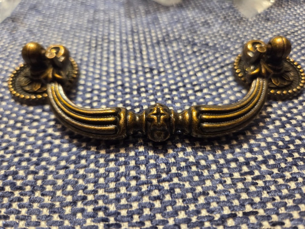 10 Pk Dresser Drawer Pull Handles Antique Bronze Style Bail Cabinet With Screws